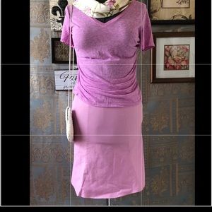 Gap Stretch gored skirt lavender size 4